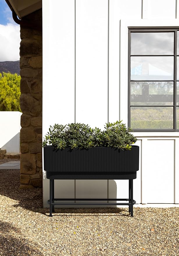 Veradek Demi Series Raised Garden Bed w/Stand - Self-Watering Planter for Backyard & Garden | All-Weather Use