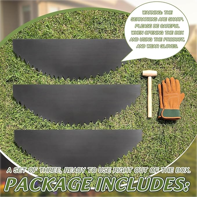 Maxdot 3 Pack Hillside Planters, Erosion Control Hillside Planters, Steel Serrated for 10°-24° Slope Gardening, Raised Garden Bed Terracing Kit, Beautify Landscapes, 39.4 x 11.8 Inches