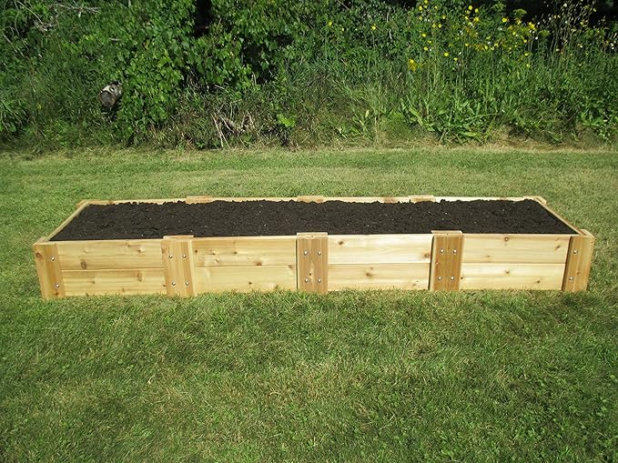 Infinite Cedar Premium Cedar Raised Garden Bed (2' x 8' x 11" H)