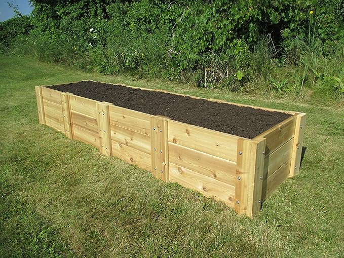 Infinite Cedar Premium Cedar Raised Garden Bed (2' x 8' x 16.5" H)