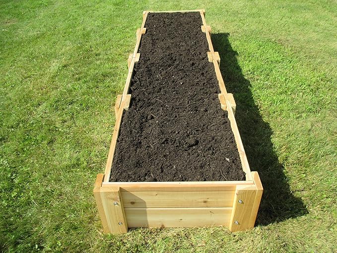 Infinite Cedar Premium Cedar Raised Garden Bed (2' x 8' x 11" H)
