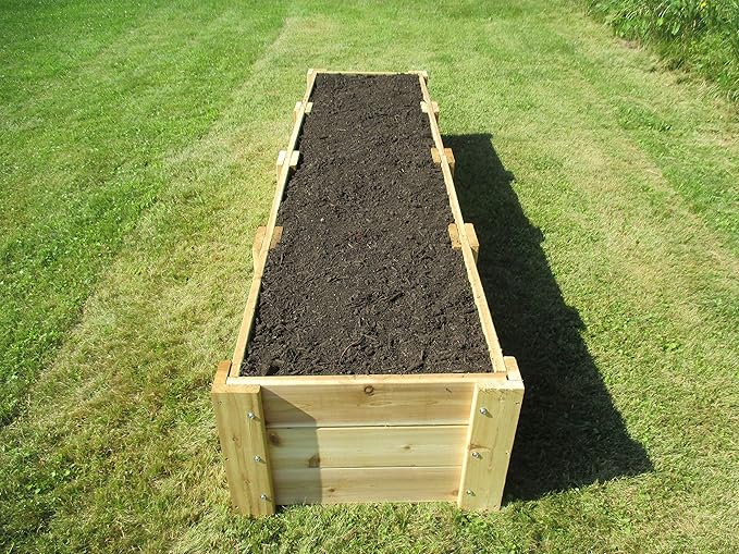 Infinite Cedar Premium Cedar Raised Garden Bed (2' x 8' x 16.5" H)