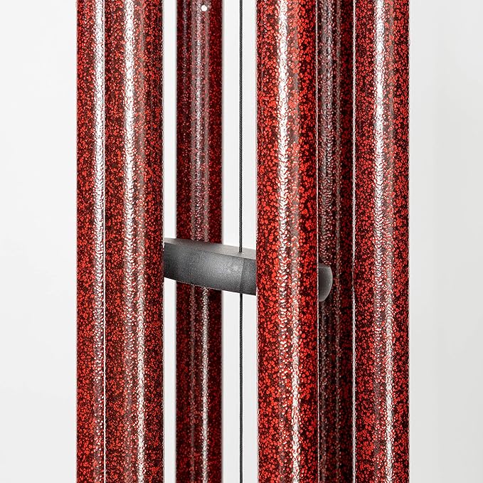 Corinthian Bells by Wind River - 44 inch Ruby Splash Wind Chime for Patio, Backyard, Garden, and Outdoor Decor (Aluminum Chime) Made in The USA