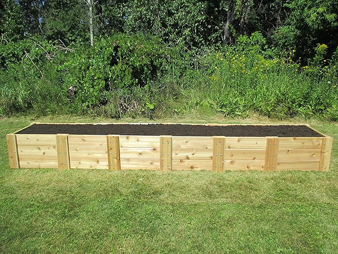 Infinite Cedar Premium Cedar Raised Garden Bed (2' x 12' x 16.5" H)